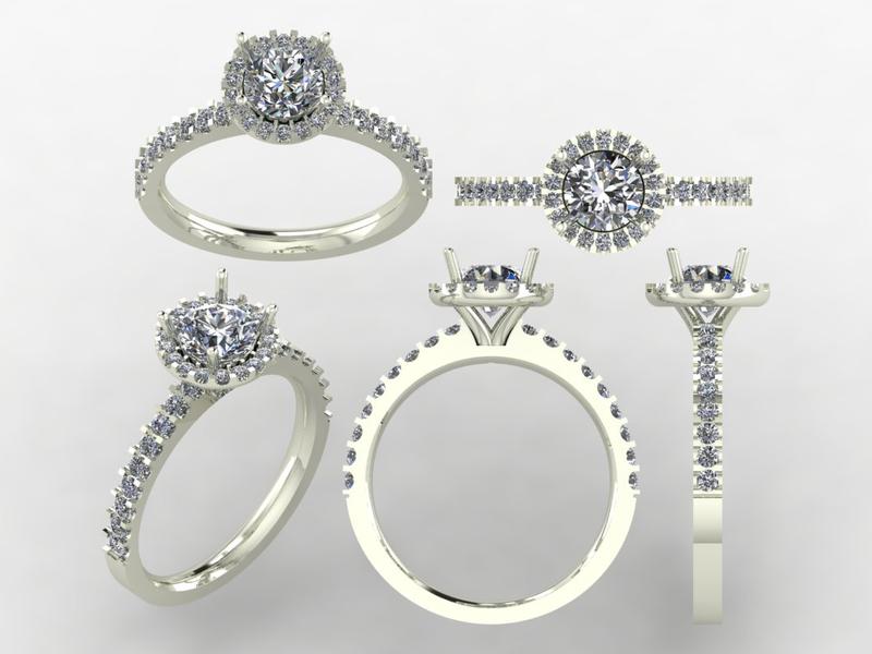 Arman's Jewellers Kitchener-Waterloo Goldsmith Creates Custom Diamond Engagement Rings and Wedding Bands using CAD software