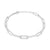 CZ Paperclip Link Silver Bracelet at Arman's Jewellers Kitchener