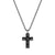 ETHOS "Black Ice" Silver Cross Necklace at Arman's Jewellers Kitchener