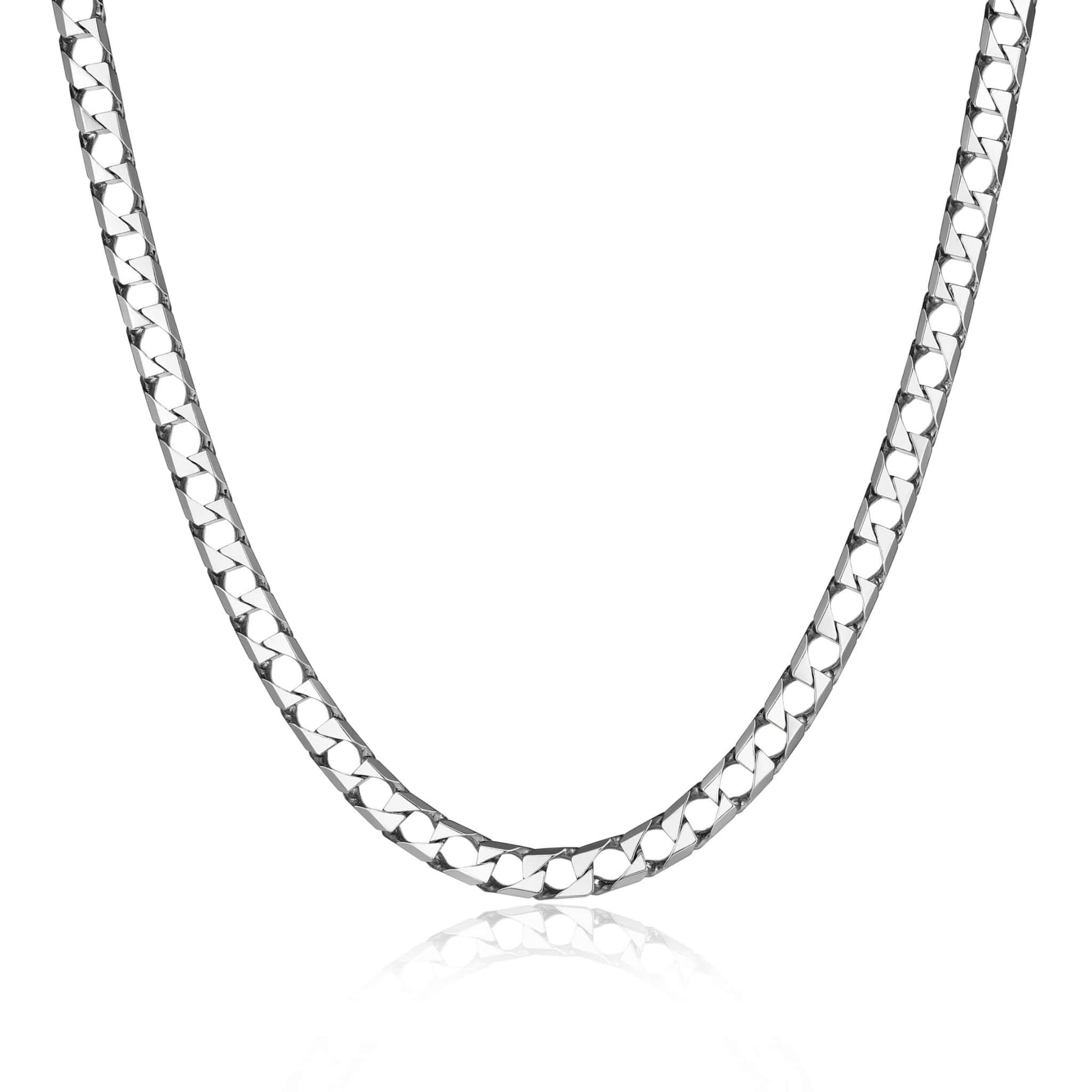 ETHOS Silver Curb Chain Necklace at Arman's Jewellers Kitchener Waterloo