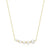 Graduated Genuine White Pearl Horizontal Bar Necklace at Arman's Jewellers Kitchener