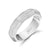 3mm Faceted Matte Steel Band Ring at Arman's Jewellers