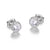 Round CZ Halo Silver Stud Earrings at Arman's Jewellers KitchenerRound CZ Halo Silver Stud Earrings at Arman's Jewellers