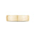 6mm Matte Flat Gold Steel Band Ring at Arman's Jewellers 