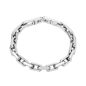 7mm Stainless Steel Oval Link Bracelet at Arman's Jewellers