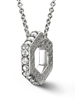 Bcouture April Keepsake-White Topaz With Chain at Arman's Jewellers Kitchener 