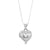 Bella Baby 10K White Gold Heart Locket Necklace at Arman's Jewellers 
