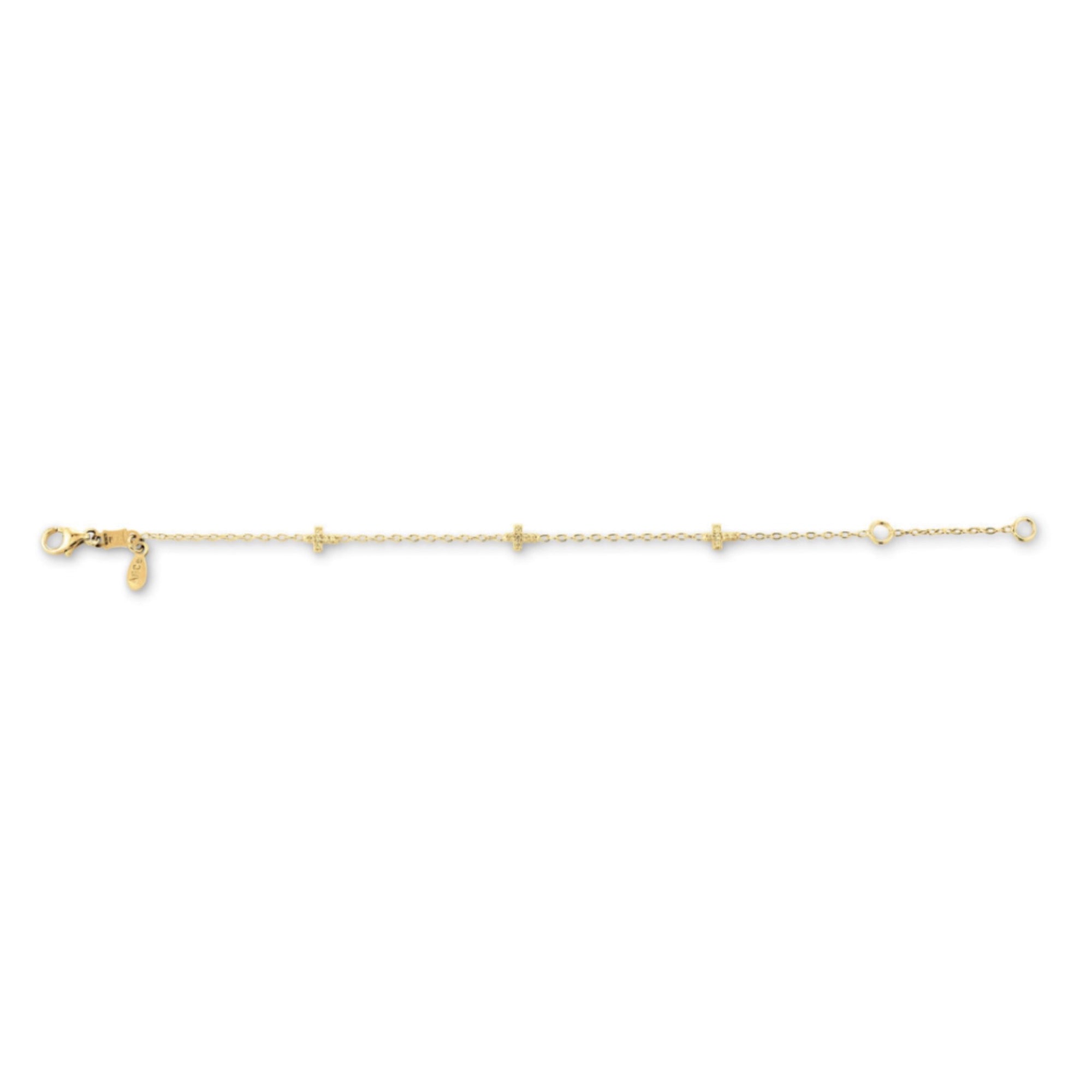 Bella Baby 10K Yellow Gold Cross Bracelet at Arman's Jewellers