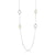 Charles Garnier "Linq" Two-Tone Silver Station Necklace at Arman's Jewellers