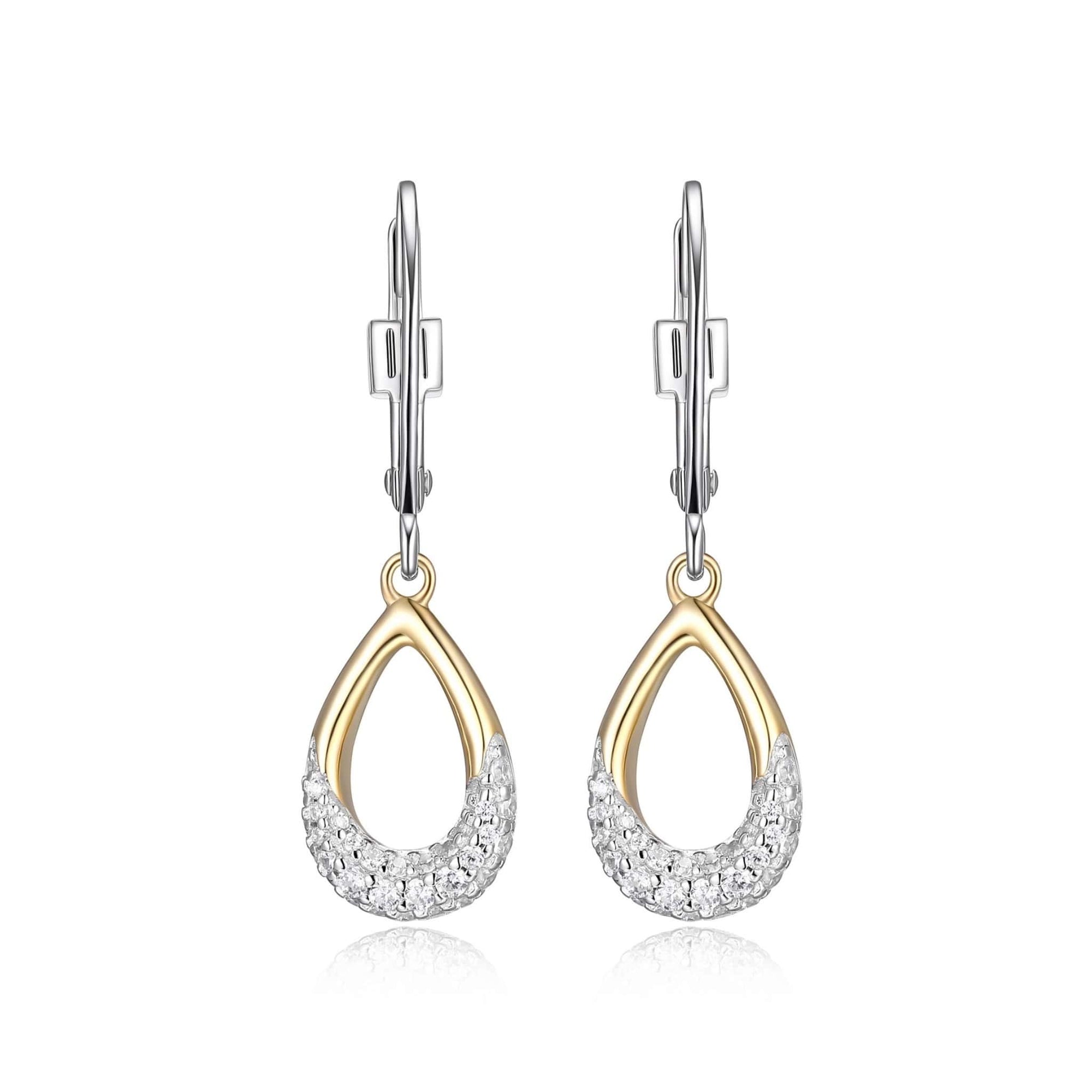 ELLE "Caramel" Silver Dangle Earrings at Arman's Jewellers Kitchener