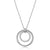 ELLE Simpatico Double Circle Silver Necklace at Arman's Jewellers Kitchener