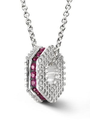 Bcouture July Mini Keepsake- Ruby With Chain at Arman's Jewellers Kitchener