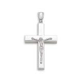 10K White Gold Crucifix Cross Pendant at Arman's Jewellers Kitchener