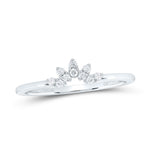 10K White Gold Diamond Ring Enhancer Wedding Band at Arman's Jewellers