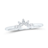 10K White Gold Diamond Ring Enhancer Wedding Band at Arman's Jewellers