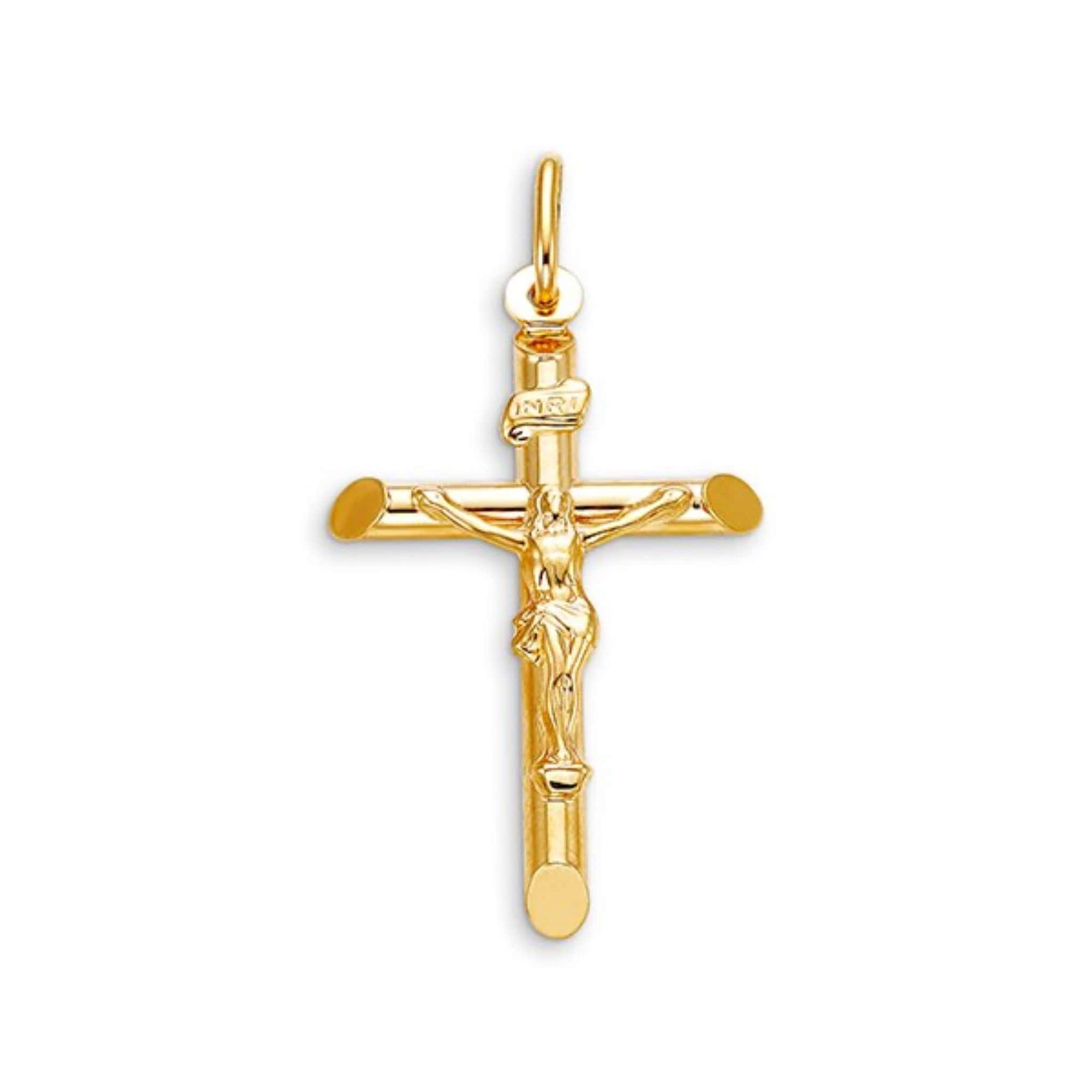 10K Yellow Gold Crucifix Cross Pendant at Arman's Jewellers Kitchener