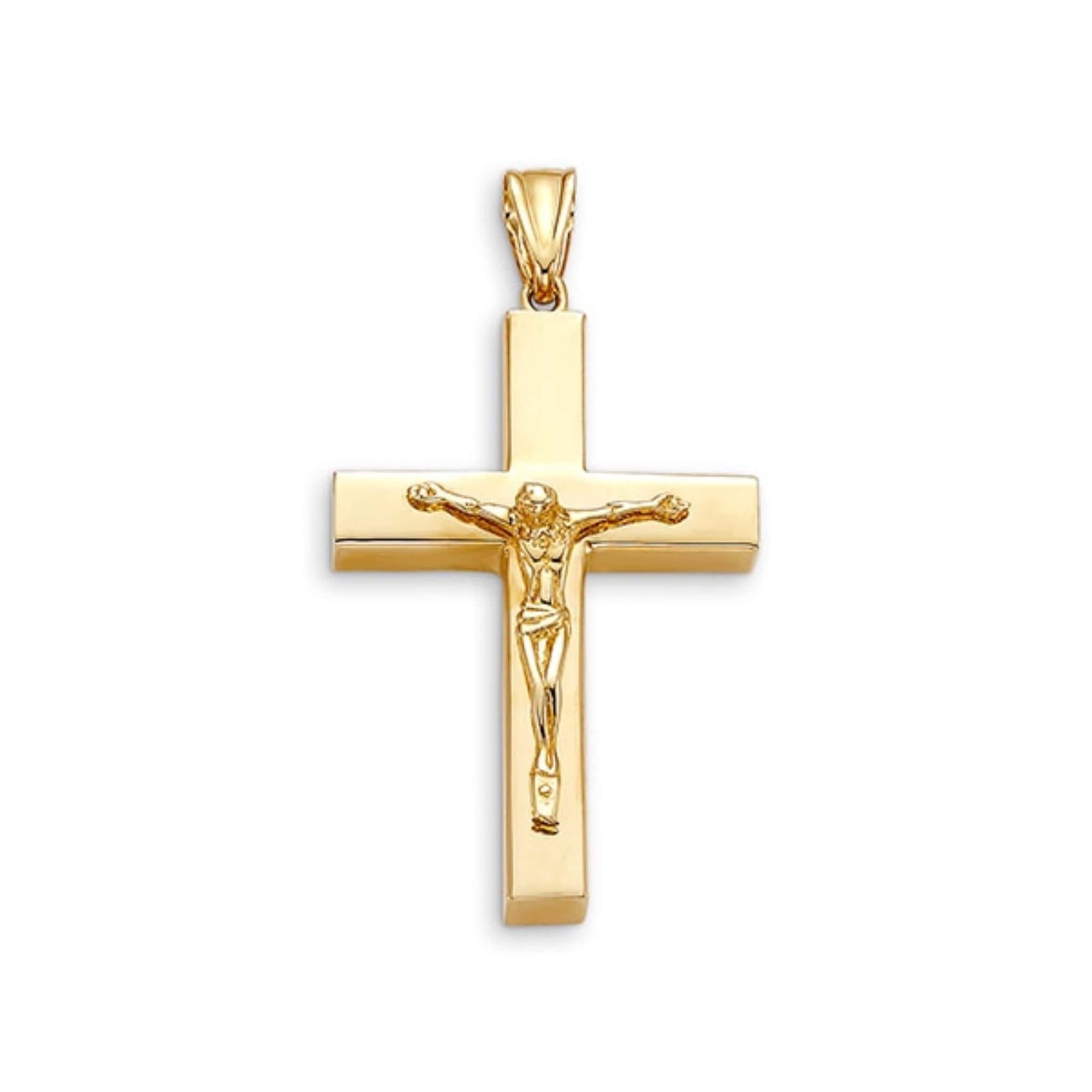 10K Yellow Gold Crucifix Cross Pendant at Arman's Jewellers Kitchener