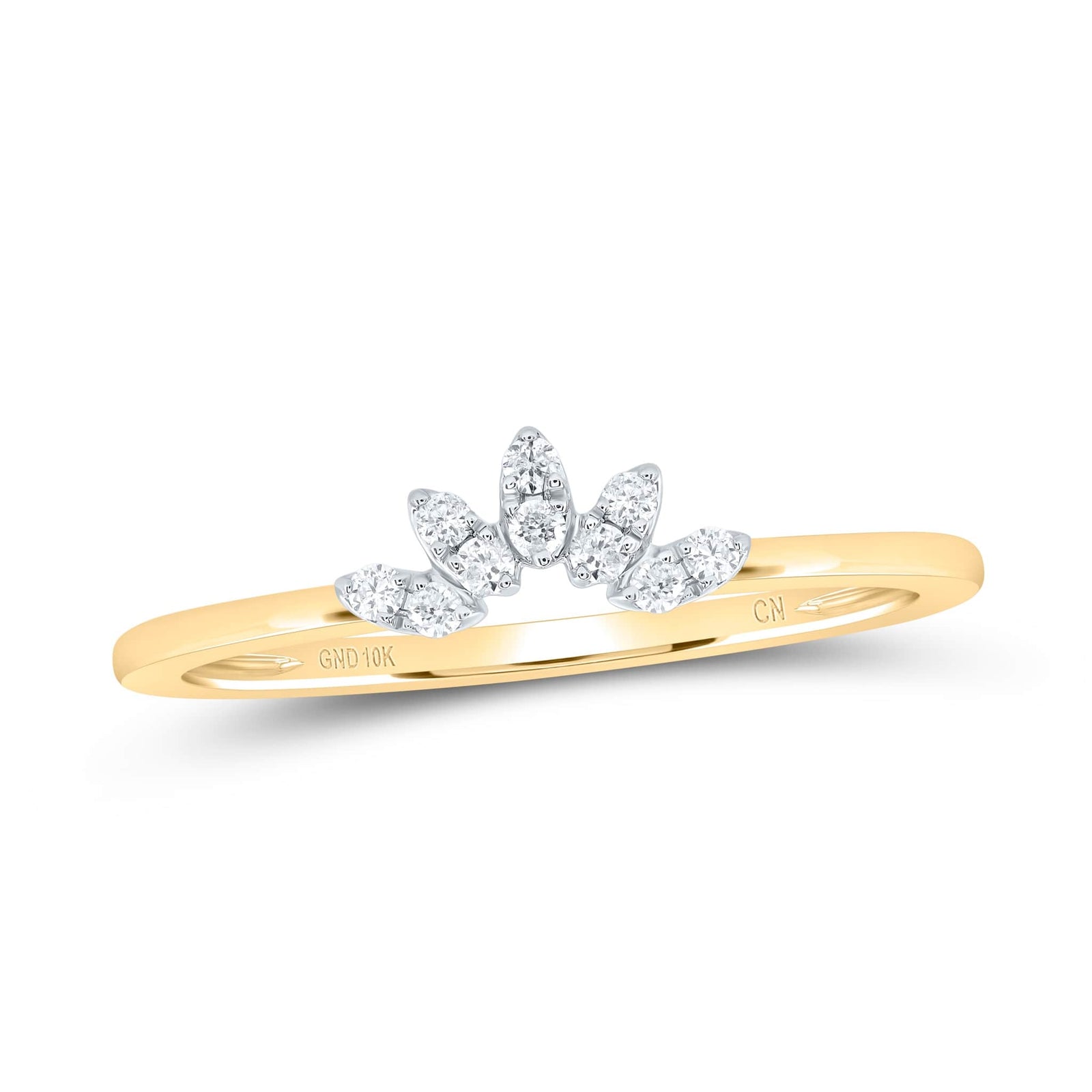 10K White Gold Diamond Ring Enhancer Wedding Band at Arman's Jewellers