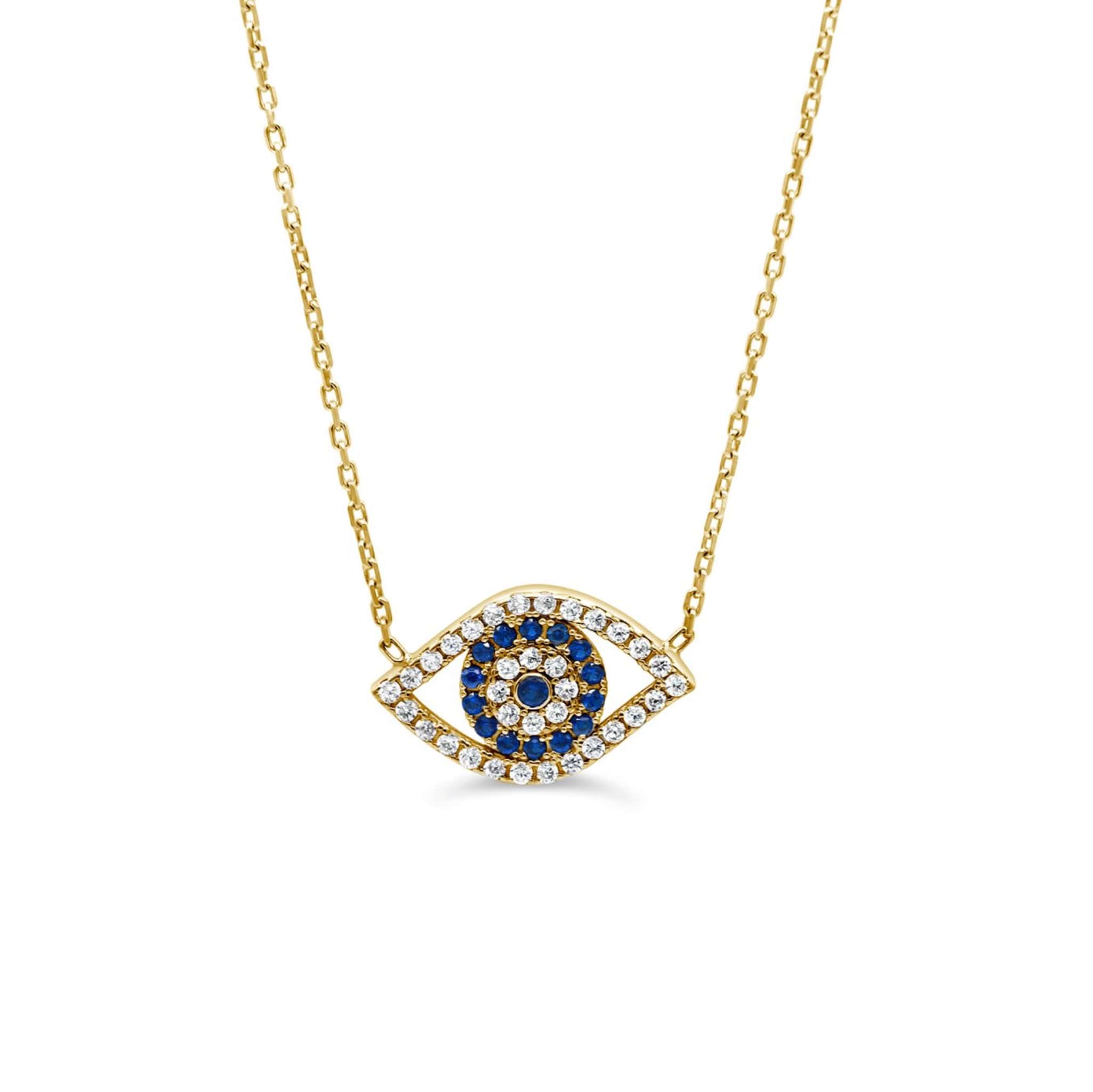 10K Yellow Gold Evil Eye Necklace at Arman's Jewellers Kitchener