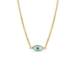 10K Yellow Gold Modern Evil Eye Necklace at Arman's Jewellers Kitchener