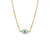 10K Yellow Gold Modern Evil Eye Necklace at Arman's Jewellers Kitchener