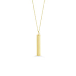 10K Yellow Gold Vertical Bar Necklace at Arman's Jewellers Kitchener
