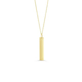10K Yellow Gold Vertical Bar Necklace at Arman's Jewellers Kitchener