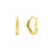 10k Yellow Gold Heart Shaped Huggie Earrings at Arman's Jewellers Kitchener