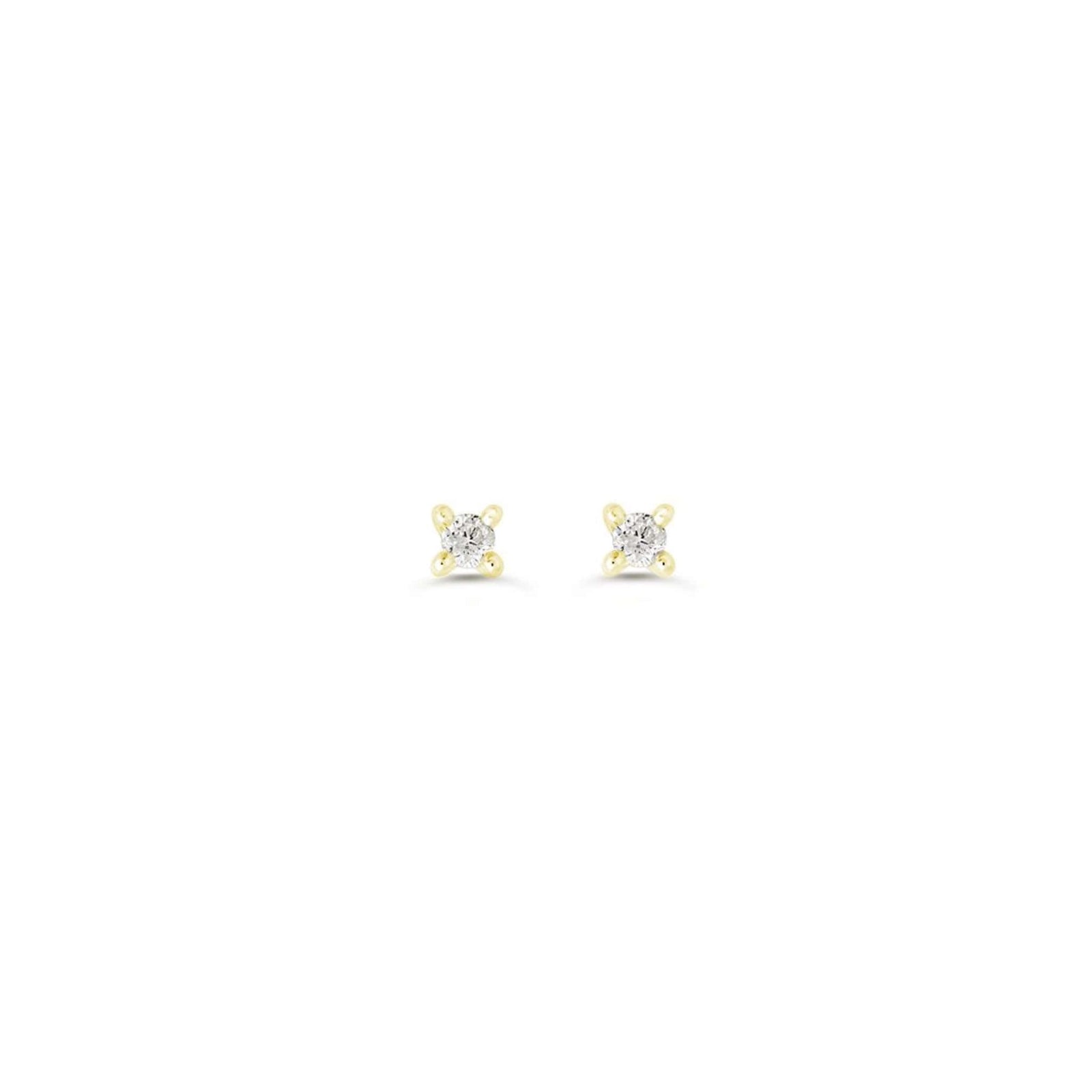 Bella Baby 14K Diamond Stud Earrings