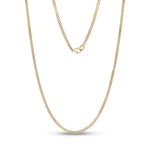 2.2mm Stainless Steel Gold Cuban Link Chain Necklace at Arman's Jewellers Kitchener