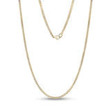 2.2mm Stainless Steel Gold Cuban Link Chain Necklace at Arman's Jewellers Kitchener
