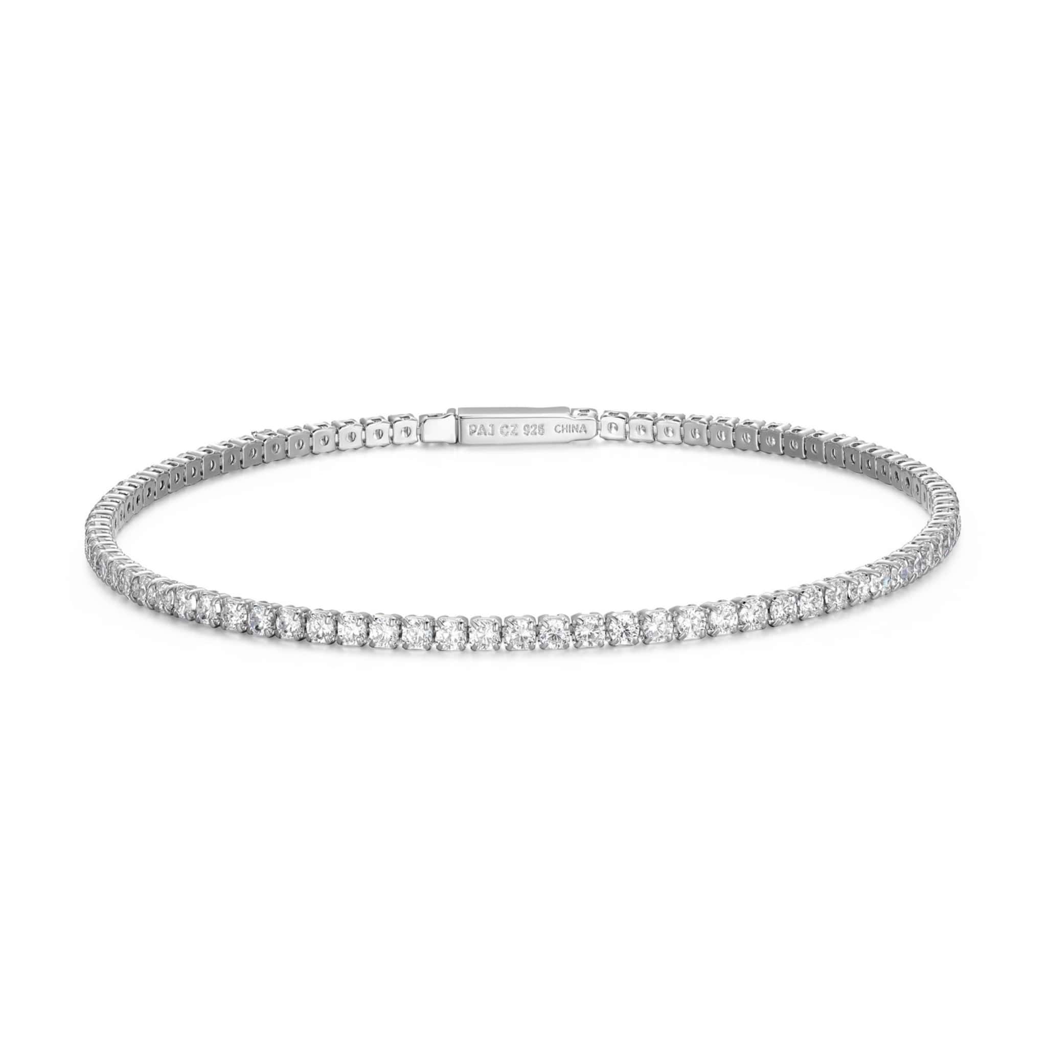 2mm Diamondlite CZ Silver Tennis Bracelet at Arman's Jewellers Kitchener