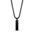Beveled Edge Black Steel Bar Pendant Necklace at Arman's Jewellers Kitchener