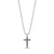 Black Stone Reversible Steel Cross Necklace at Arman's Jewellers Kitchener