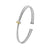 Charles Garnier "Flourish" Woven Cuff Bangle Bracelet