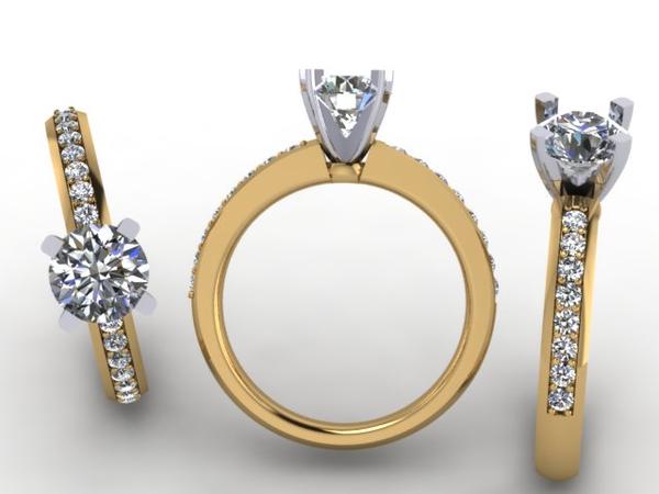 Custom Gold Certified Diamond Engagement Rings Kitchener-Waterloo