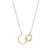 Interlocking Circle 18K Gold Plated Silver Necklace at Arman's Jewellers Kitchener