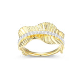 ELLE "Breeze" 18K Yellow Gold Plated Silver Ring at Arman's Jewellers Kitchener