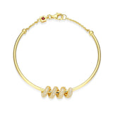 ELLE "L'Spiral Lace" Spiral Silver Bracelet