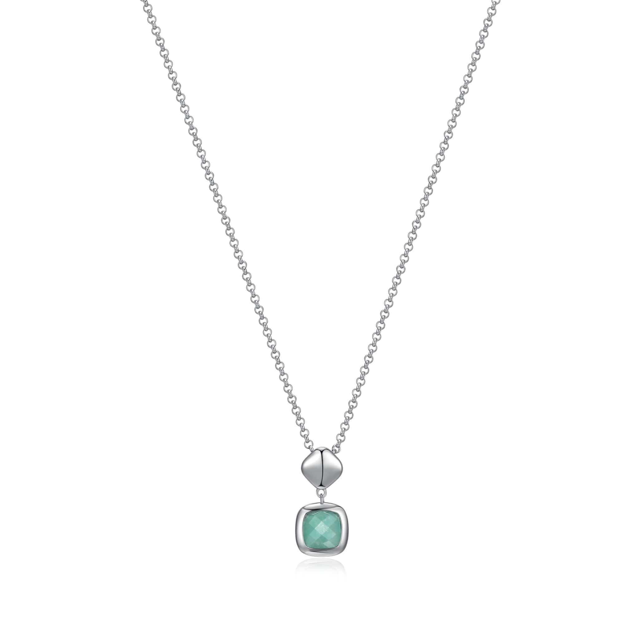 ELLE "Mirage" Amazonite Silver Necklace at Arman's Jewellers Kitchener 