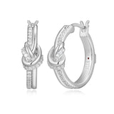 ELLE "Unity" 20mm Silver Hoop Earrings at Arman's Jewellers Kitchener