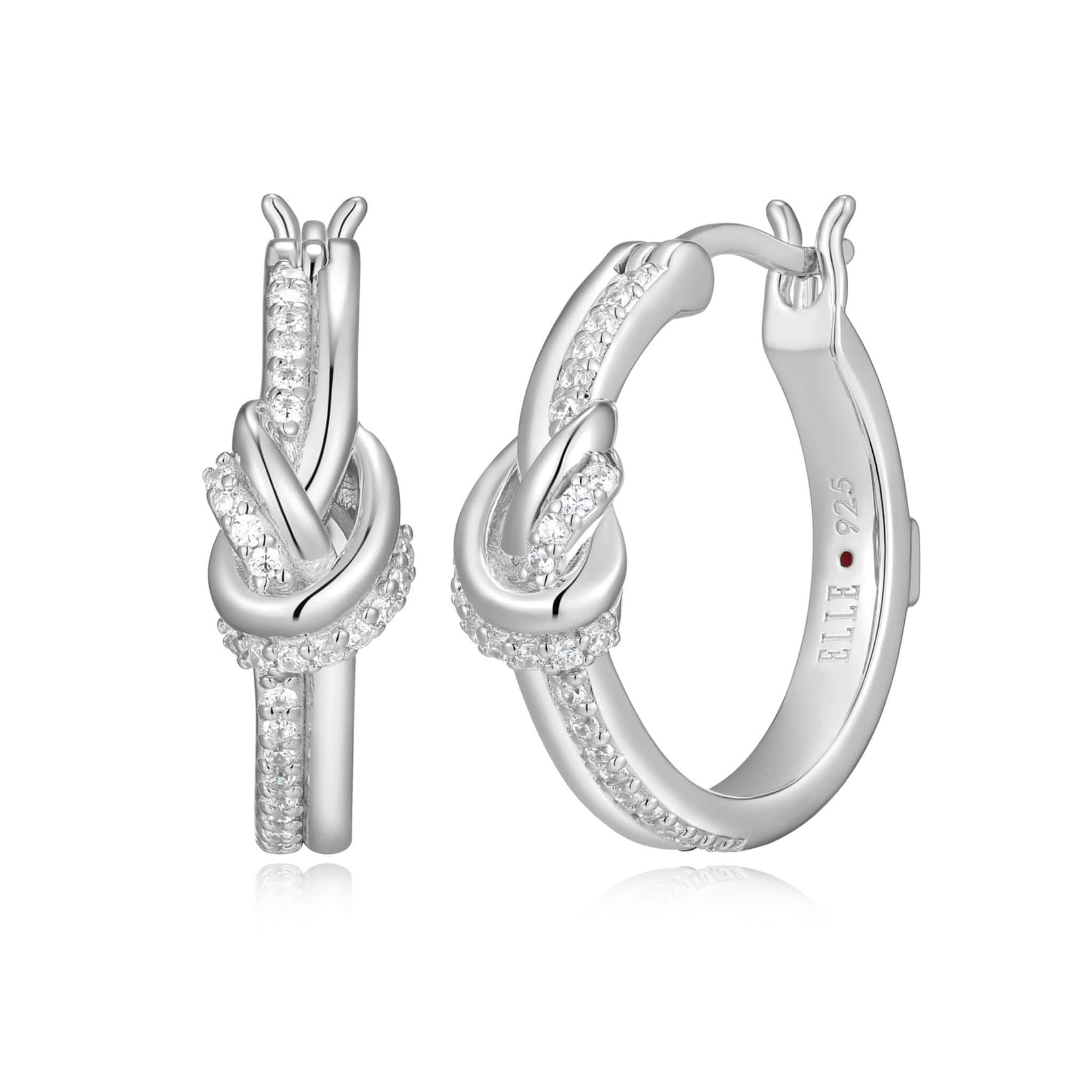 ELLE "Unity" 20mm Silver Hoop Earrings at Arman's Jewellers Kitchener