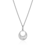 ELLE "Between" Double Swirl Silver Necklace at Arman's Jewellers Kitchener Waterloo