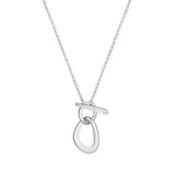 ELLE "Celeste" Silver Toggle Necklace at Arman's Jewellers Kitchener