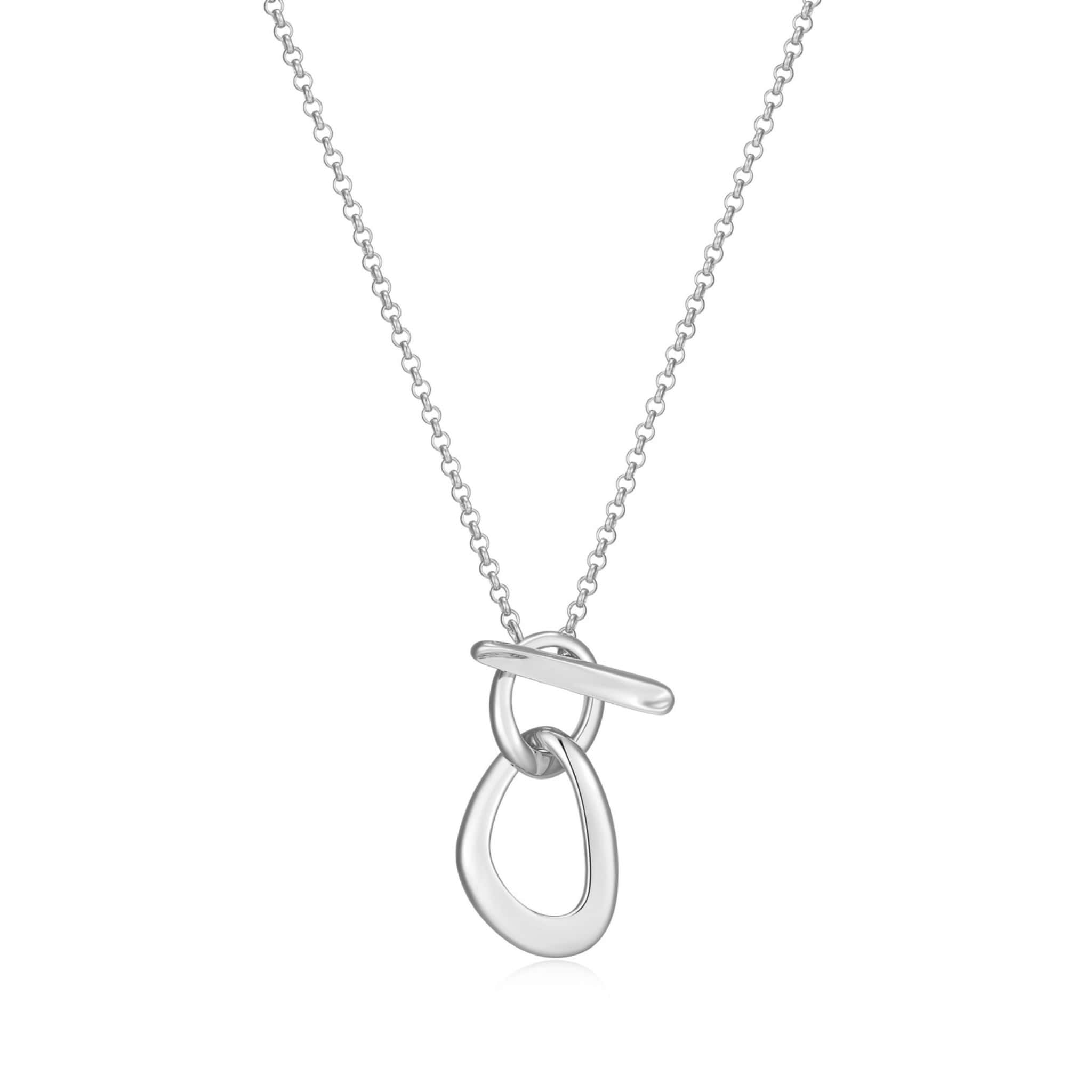 ELLE "Celeste" Silver Toggle Necklace at Arman's Jewellers Kitchener