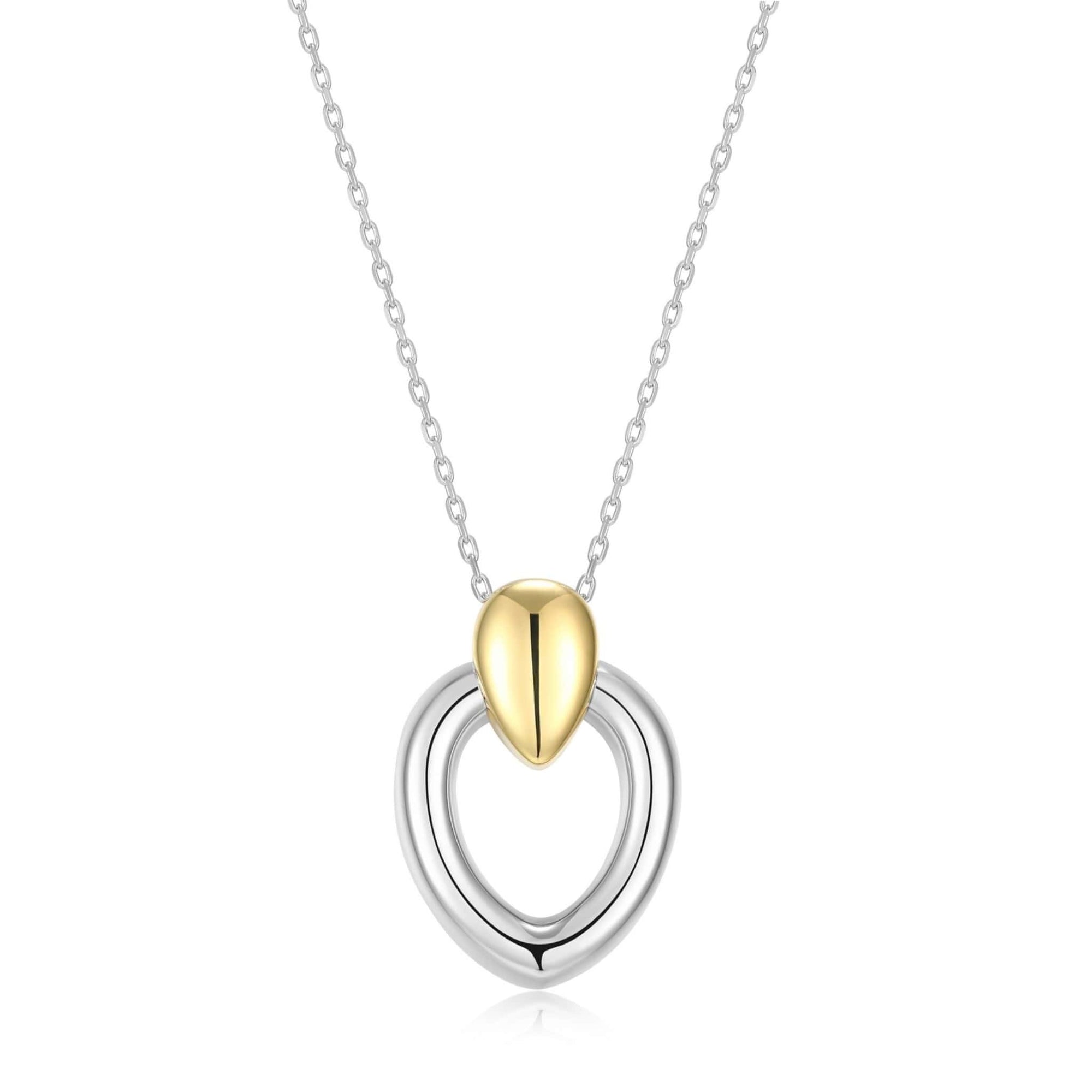 ELLE "Celeste" Two-Tone Silver Necklace at Arman's Jewellers Kitchener Waterloo