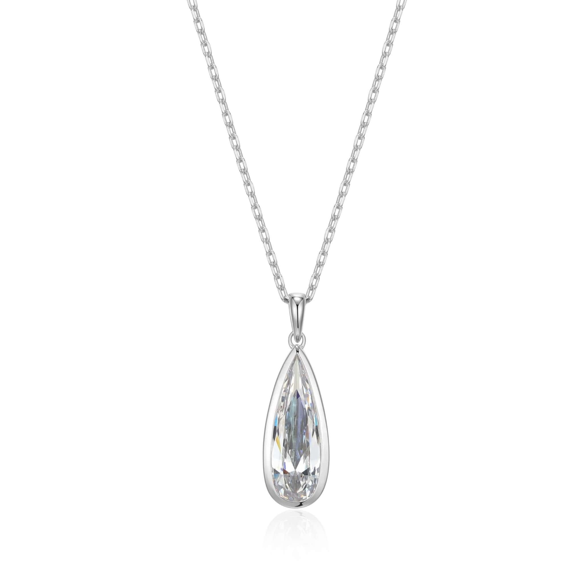 ELLE "Lustre" CZ Silver Necklace at Arman's Jewellers Kitchener Waterloo