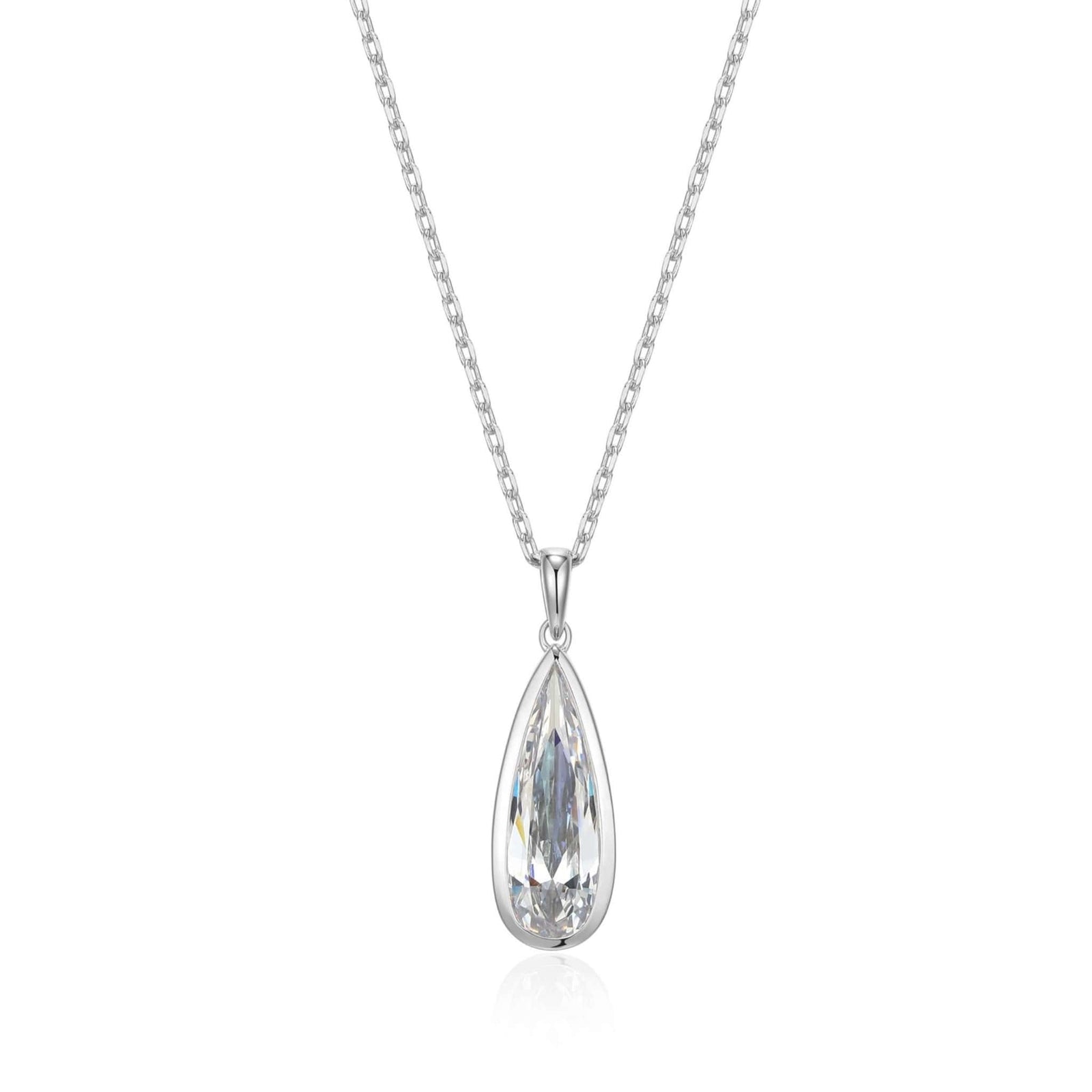 ELLE "Lustre" CZ Silver Necklace at Arman's Jewellers Kitchener Waterloo