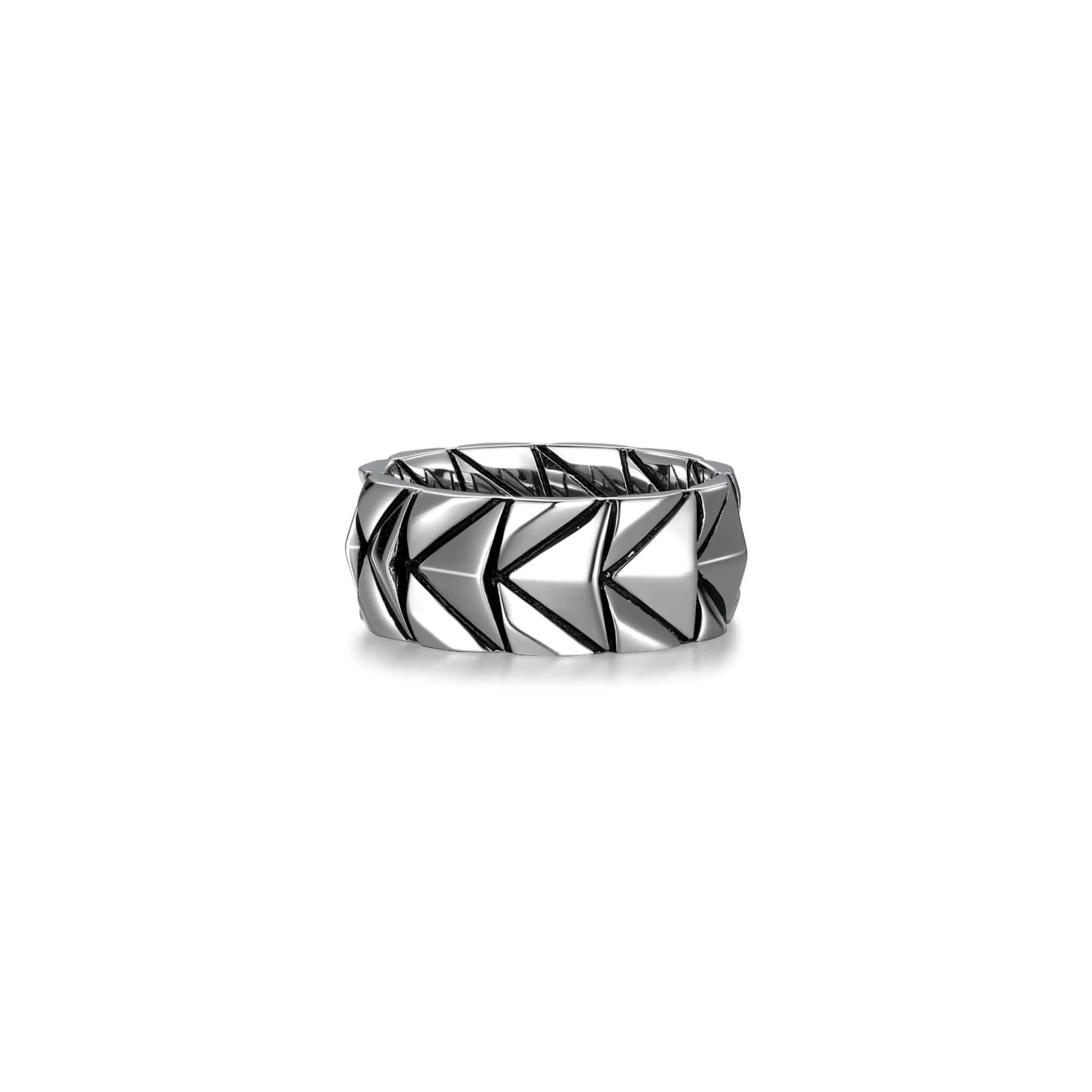 ETHOS "Chevron" Silver Ring at Arman's Jewellers Kitchener