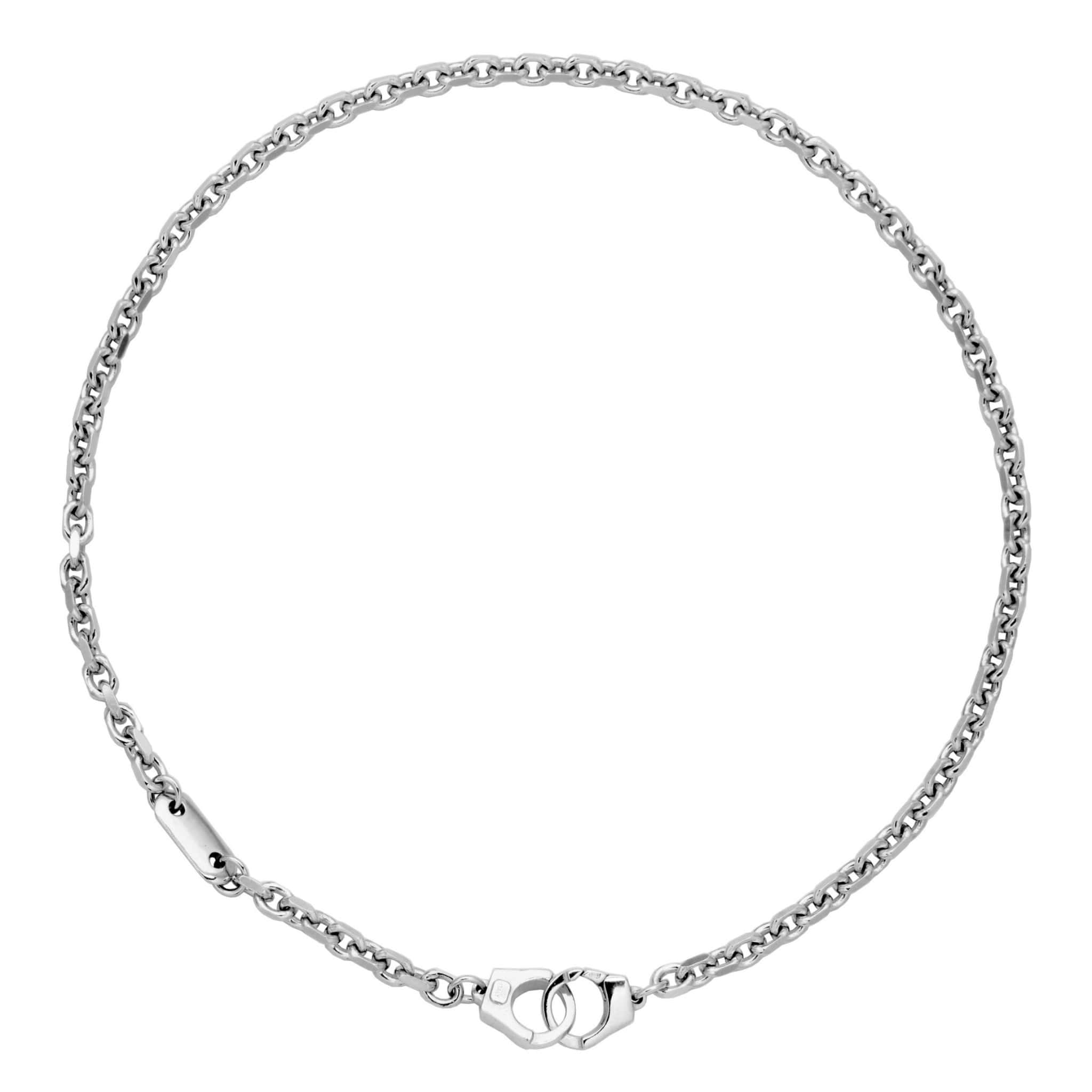 ETHOS "Cuffed" Silver Cable Chain Necklace at Arman's Jewellers Kitchener